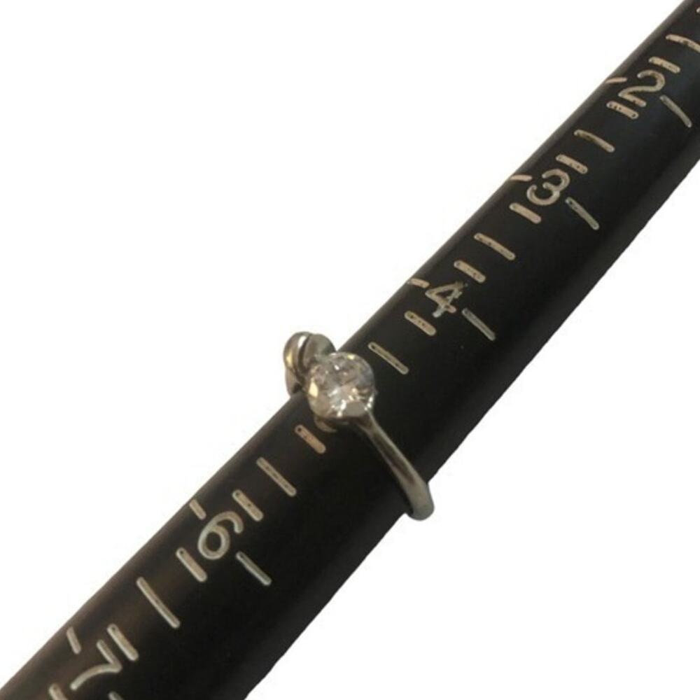 New stainless steel with CZ‎ woman’s size 5